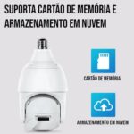 Câmera Inteligente segurança máxima Wireless à prova d'água - vipzio