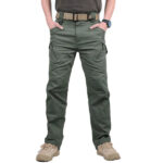 Calça Tática Militar Ultra Resistente Impermeável Calça Tática Militar Floresca Verde Militar P (38 Até 40)