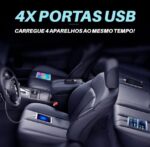 Carregador Fast 4x - Carrega até QUATRO vezes mais rápido! - vipzio