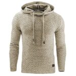 Casaco de Lã com Designer Quadriculado INVERNO 30 Floresca Bege M