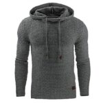 Casaco de Lã com Designer Quadriculado INVERNO 30 Floresca Cinza Escuro M