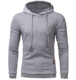 Casaco de Lã com Designer Quadriculado INVERNO 30 Floresca Cinza M