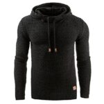 Casaco de Lã com Designer Quadriculado INVERNO 30 Floresca Preto M