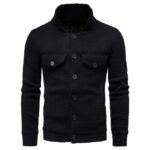 Casaco de Tricô Masculino INVERNO 16 Floresca Preto M