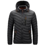 Casaco Masculino com Designer Moderno INVERNO 20 Floresca Preto M