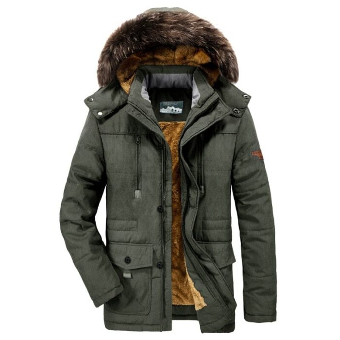 Casaco pele Grossa para Inverno - Masculino - vipzio