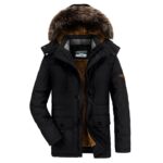 Casaco pele Grossa para Inverno - Masculino Inverno Floresca Preto PP