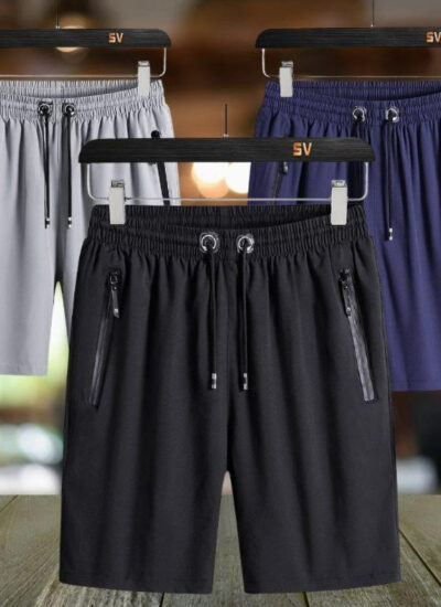 Kit com 3 Bermudas Esporte Fino Summerlast em Seda Gelo Máximo Frescor e Elasticidade! - vipzio