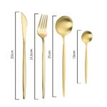 Conjunto de Talheres 24 Peças Lux Inoxidável - vipzio