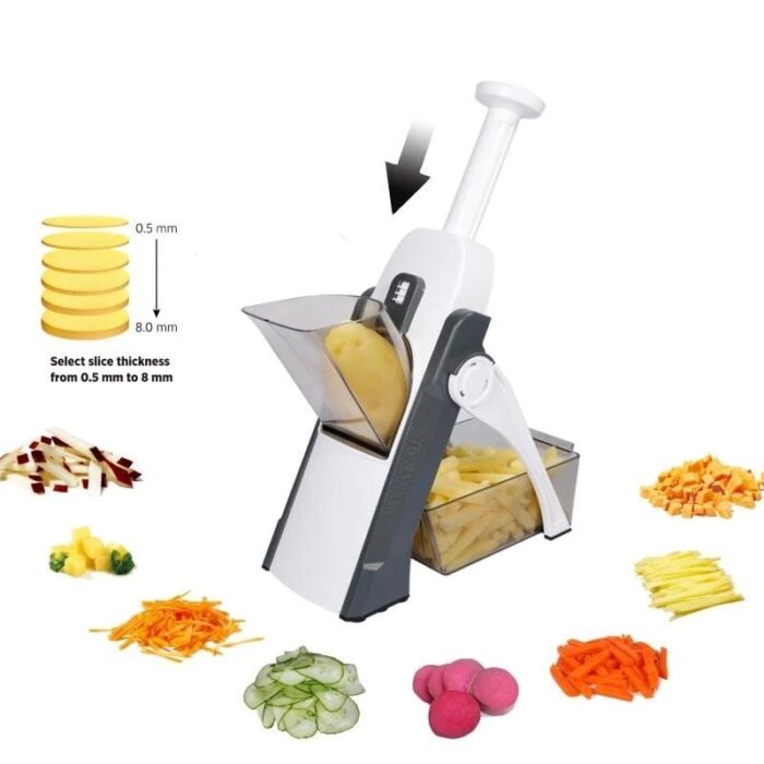 Cortador Max Pro - Corta TUDO - Fatiador de Legumes, Frutas e Vegetais! - vipzio