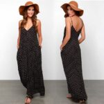 Vestido Longo Estampado Bolinhas - vipzio