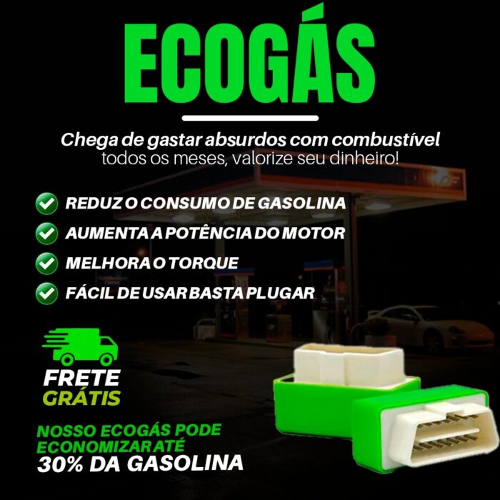 EcoGás - Economizador de Gasolina - vipzio