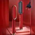 Escova Alisadora 5 em 1 - Alisa, Seca, Hidrata, Modela e Anti-Frizz - - vipzio