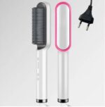 Escova Alisadora 5 em 1 - Alisa, Seca, Hidrata, Modela e Anti-Frizz - - vipzio