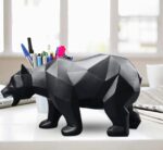 Escultura Abstrata Urso - vipzio