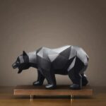 Escultura Abstrata Urso - vipzio