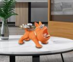 Escultura Aparador Bulldog Francês Decor Cool (Suporte Duplo) - vipzio