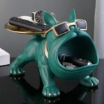 Escultura Aparador Bulldog Francês Decor Cool (Suporte Duplo) - vipzio