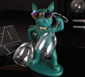 Escultura Bulldog Francês Porta Taças - vipzio