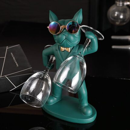 Escultura Bulldog Francês Porta Taças - vipzio