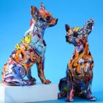 Escultura Chihuahua Grafite Street & Colors - vipzio
