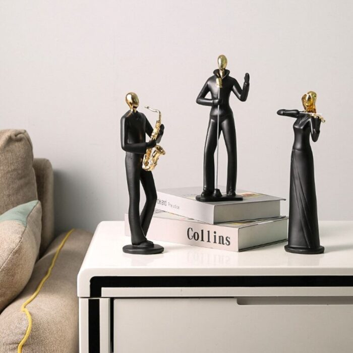 Escultura Minimalista e Moderna Cia Musical - vipzio