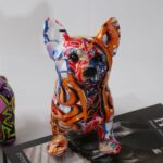 Escultura Corgi Cardigan Grafite Street & Colors - vipzio
