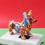 Escultura Corgi Cardigan Grafite Street & Colors - vipzio