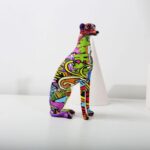 Escultura Galgo Whippet Grafite & Street - vipzio