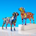 Escultura Labrador Grafite Street & Colors - vipzio