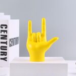 Escultura Libras I Love You (Linguagem de Sinais) - vipzio