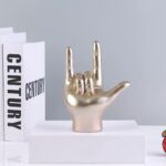 Escultura Libras I Love You (Linguagem de Sinais) - vipzio