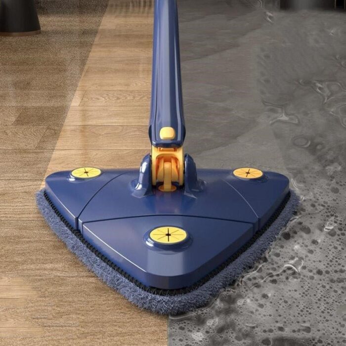 Esfregão Triangulo Mop De Limpeza Ajustável Giratória 360° - vipzio