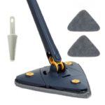 Esfregão Triangulo Mop De Limpeza Ajustável Giratória 360° - vipzio