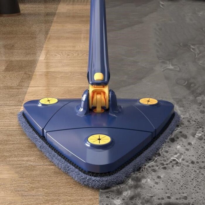 Esfregão Triangulo Mop De Limpeza Ajustável Giratória 360° - vipzio