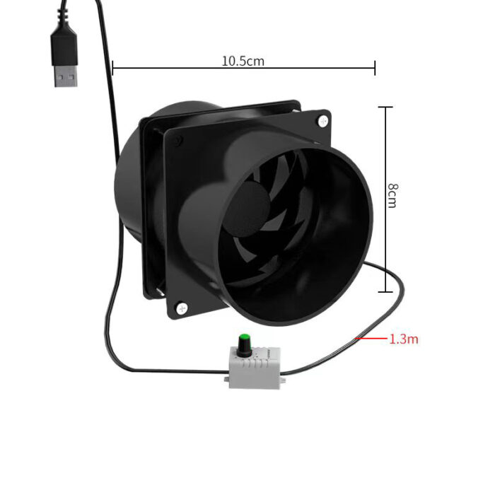 Exaustor Portatil Turbomax Ultra Potente 6