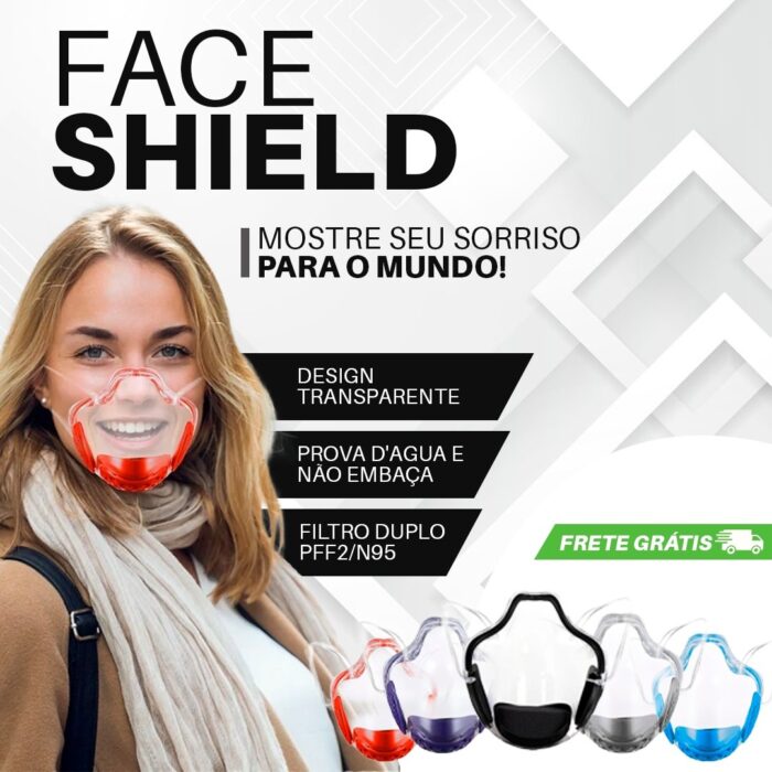 FaceShield - Não deixe de Sorrir! - vipzio