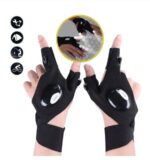 Flash Glove - Luva com Lanterna Led mão direita e mão esquerda - vipzio