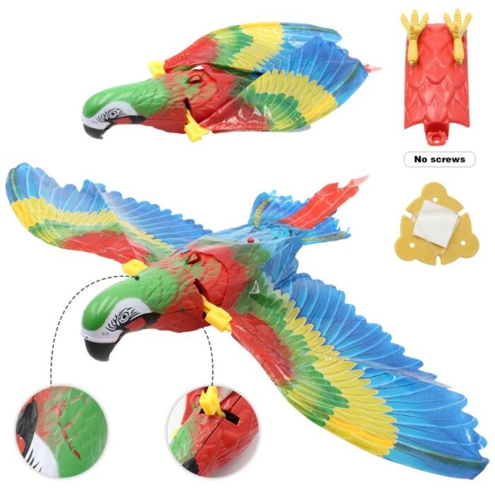 Fly Cat Toy - Brinquedo Voador para Gatos - Simulador de Pássaros elétrico - vipzio