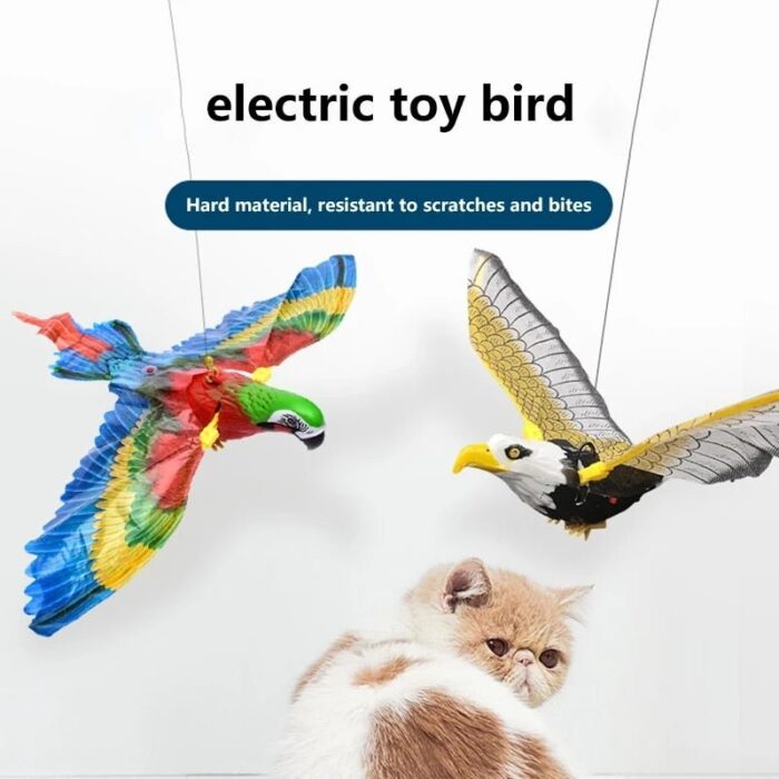 Fly Cat Toy - Brinquedo Voador para Gatos - Simulador de Pássaros elétrico - vipzio