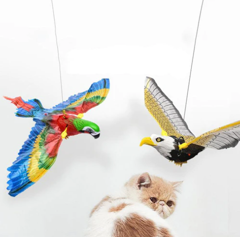 brinquedo para gatos, brinquedo pássaro para gatos, brinquedo pássaro elétrico para gatos, brinquedo interativo para gatos, mundo miauauau, miauauau