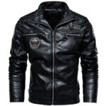 Jaqueta de Couro Masculina - General Boss - vipzio
