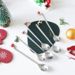 Kit 6x Talheres de Sobremesa Natalino - vipzio