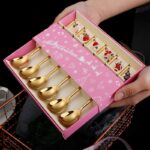 Kit 6x Talheres de Sobremesa Natalino - vipzio