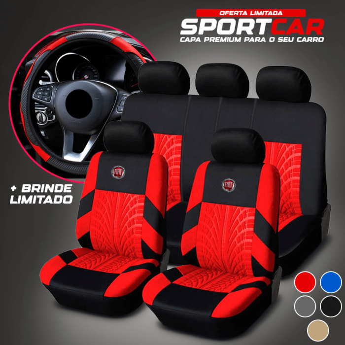 Kit Capa Para Banco de Carro Universal - SportCar - vipzio