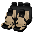 Kit Capa Para Banco de Carro Universal - SportCar P20-10 Floresca Bege Modelo 7