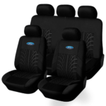 Kit Capa Para Banco de Carro Universal - SportCar P20-10 Floresca Preto Modelo 5