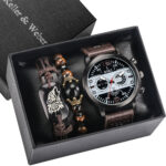 Kit Relógio Suiço Quartz + 2 Pulseiras de Couro Grátis! - vipzio