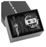 Kit Relógio Suiço Quartz + Brinde - vipzio