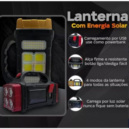 Lanterna Militar Potente em LED - vipzio
